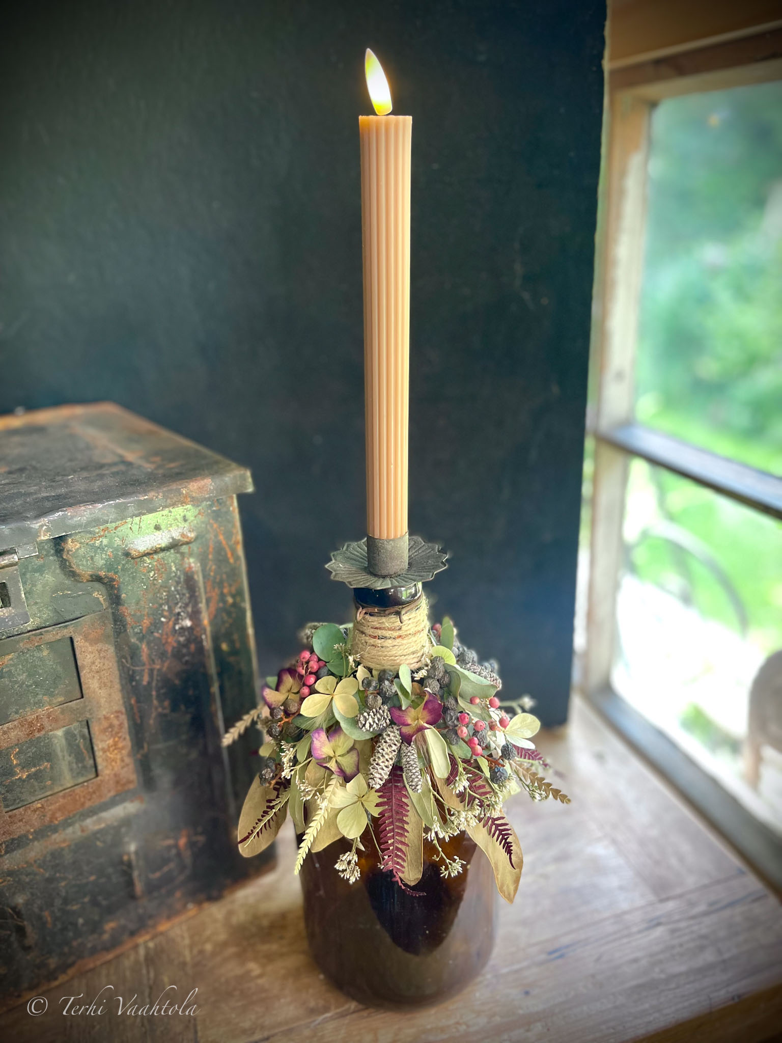 koriste kynttiläpulloon koriste kynttiläpulloon